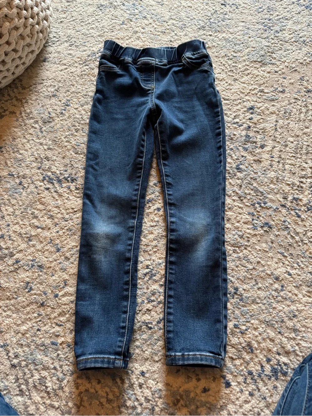 Mini Boden Dark Blue Stretch Denim pull on jeans EUC